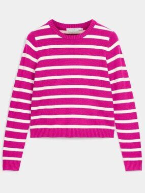 NWT Soft two-tone stripe sweater